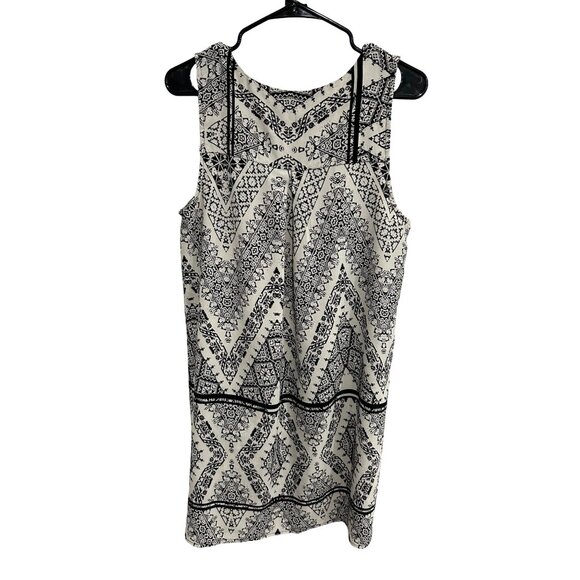 One Clothing Los Angeles Sleeveless Printed Tunic Dress Sz L - Picture 2 of 8